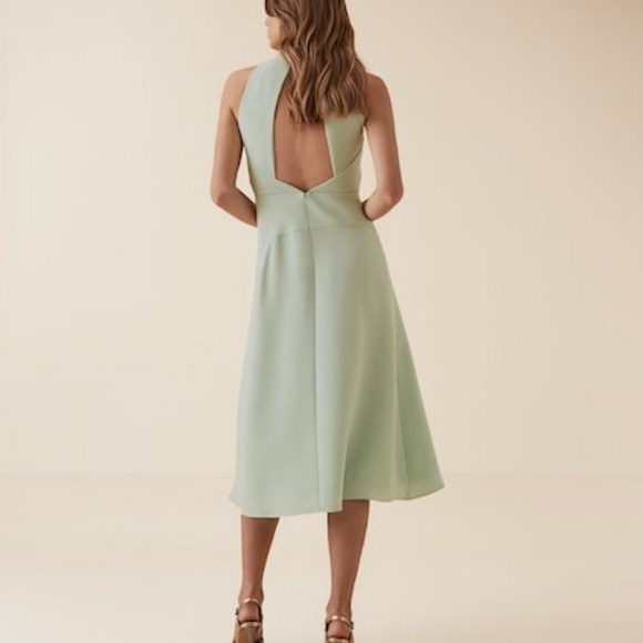 *Bestseller* NWT REISS | Doriana High Neck Dress - Picture 3 of 12